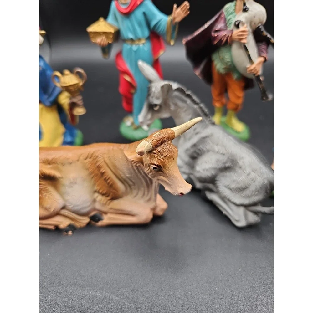 Fontanini Nativity Figures Depose Italy Lot Of 6 With Spider Mark AA